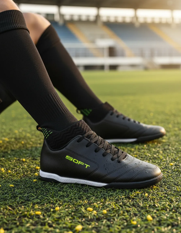 Botines de futbol con media - Imagen 3